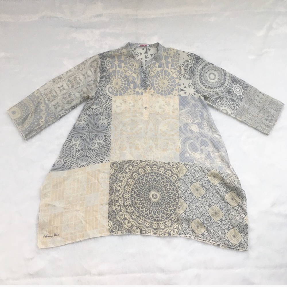 Like New Johnny Was Silk Tunic